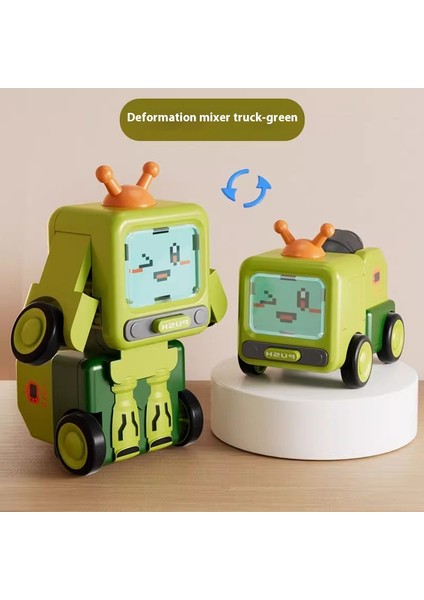 Crash Transformer Araba Oyuncakları Yüz Robot Atalet Ribaundu (Yurt Dışından)