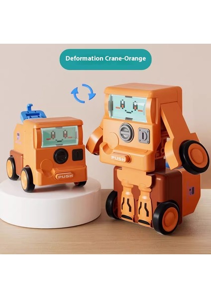 Crash Transformer Araba Oyuncakları Yüz Robot Atalet Ribaundu (Yurt Dışından)