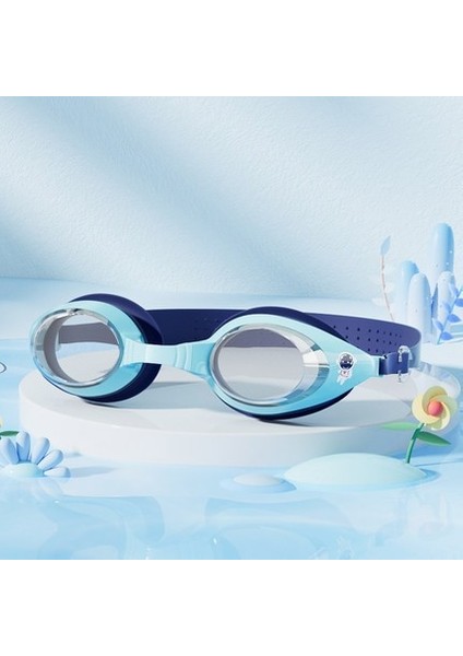 Çocuk Yüzme Gözlüğü Yüzme Şapkası Su Geçirmez Buğu Önleyici Yüzme Gözlükleri Yüzme Dalış Ekipmanları (Yurt Dışından)