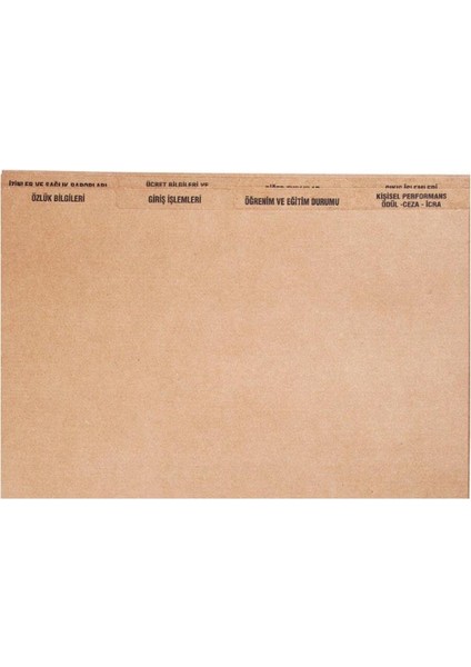 Elitstore Askılı Personel Özlük Dosyası 8 Yaprak modelleri