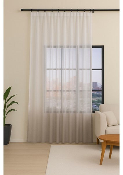 Degrade Keten Tül Perde