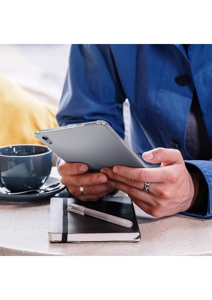 iPad MINI(2024)/MINI(2021) Için Temperli Cam Ekran Koruyuculu Dört Köşe Hava Yastığı Düşmeye Karşı Şeffaf Yumuşak Tpu Telefon Kılıfı Kabuğu (Yurt Dışından) indirimleri