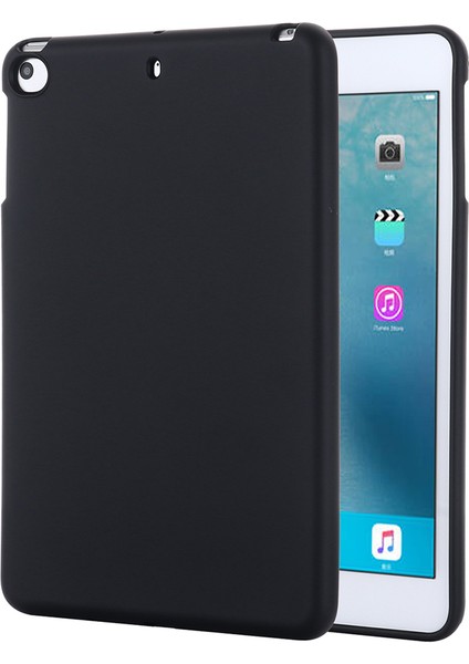 Sıvı Silikon Yumuşak Tablet Kılıfı Koruyucu Kabuk iPad Mini (2019) 7.9 Inç/mini 4-Siyah (Yurt Dışından)