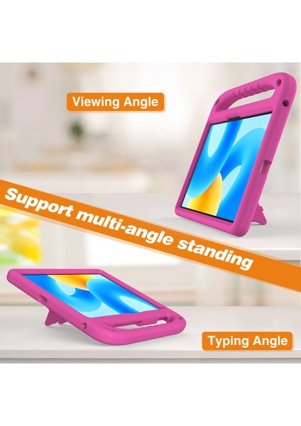 Huawei Matepad 11.5/matepad 11.5 S/matepad Air 11.5 Inç (2023) Kılıf Çocuk Dostu Eva Saplı Tablet Kılıfı-Gül (Yurt Dışından)