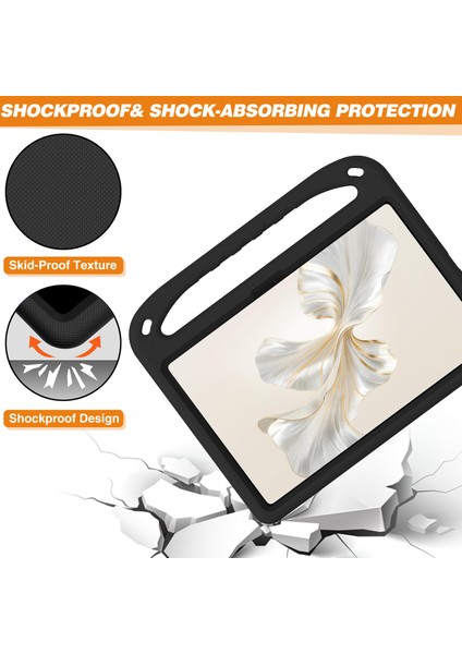 Honor Pad 9 Kılıfı Eva Saplı Ayaklı Tablet Kılıfı-Siyah (Yurt Dışından) indirimleri