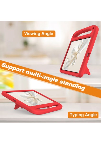 Honor Pad 9 Kılıfı Eva Saplı Ayaklı Tablet Kılıfı-Kırmızı (Yurt Dışından) modelleri