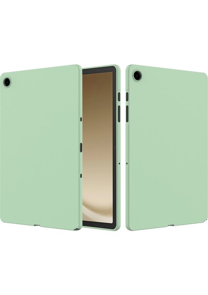Samsung Galaxy Tab A9+Tablet Kılıfı Sıvı Silikon Koruyucu Kapak-Yeşil (Yurt Dışından)