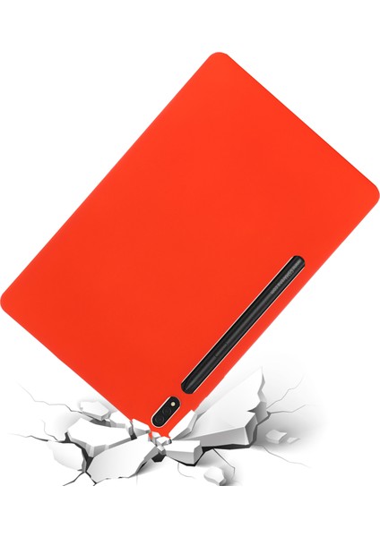 Samsung Galaxy Tab S10+KILIF Sıvı Silikon Çizilmez Tablet Kılıfı-Kırmızı (Yurt Dışından) indirimleri