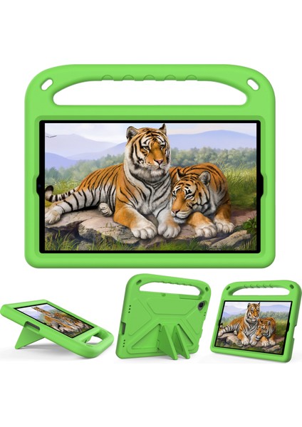 Kulp Kickstand Tasarım Tablet Koruma Eva Kılıf Kapak Samsung Galaxy Tab A 10.1(2019)SM-T510/T515-YEŞIL (Yurt Dışından) fiyatları