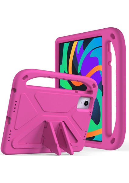 Lenovo Tab M11/XIAOXIN Pad 11 2024 Kılıf Eva Saplı Ayaklı Tablet Kılıfı-Gül (Yurt Dışından)