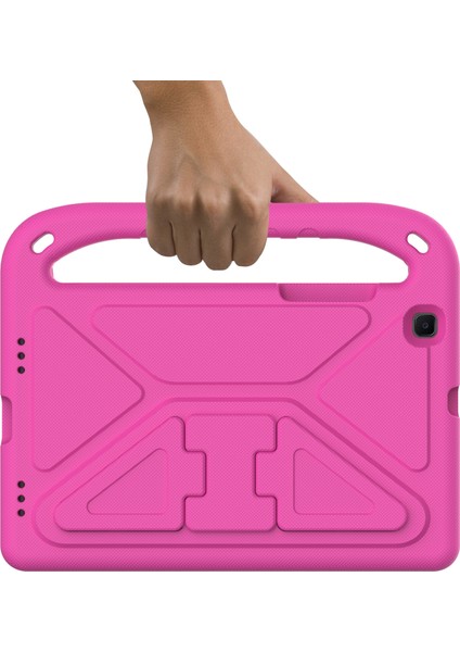 Kickstand Sap Tasarımı Düşmeye Dayanıklı Eva Tablet Kılıfı Samsung Galaxy Tab A 8.0 Wi-Fi (2019)SM-T290/TAB A 8.0 Lte (2019)SM-T295-ROSE (Yurt Dışından)