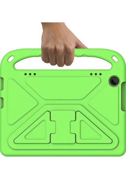 Lenovo Tab M10 (Gen 3) TAB-328F Kickstand Tablet Kılıfı El Tutacağı Düşmeye Karşı Eva Tablet Kılıfı-Yeşil (Yurt Dışından) indirimleri