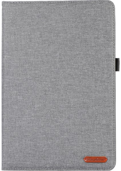 Honor Pad Gt Pro Deri Kılıf Kart Tutucu Kumaş Doku Tablet Standı Kapağı-Gri (Yurt Dışından)