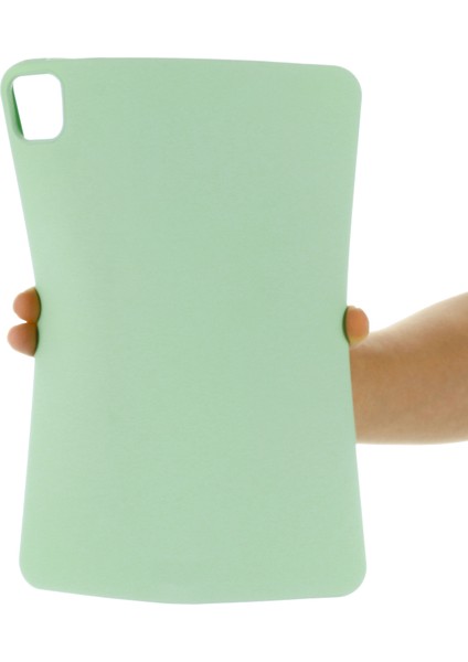 iPad Pro 13(2024) Kılıf Sıvı Silikon Çizilmeye Dayanıklı Tablet Kılıfı-Yeşil (Yurt Dışından) indirimleri