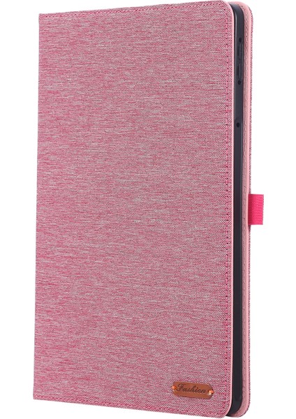Honor Tablet Gt/pad V9 Deri Kılıf Kart Tutucu Kumaş Doku Tablet Standı Kapağı-Pembe (Yurt Dışından)