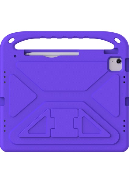 iPad Pro 13(2024)/AIR 13(2025)/(2024)EVA Kılıf Darbeye Dayanıklı Saplı Destekli Tablet Kılıfı-Mor (Yurt Dışından) fiyatları
