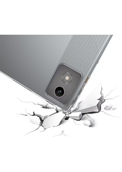 Lenovo Tab K11 Plus Kılıfı Dört Köşe Darbeye Dayanıklı Şeffaf Tablet Tpu Kılıfı (Yurt Dışından)