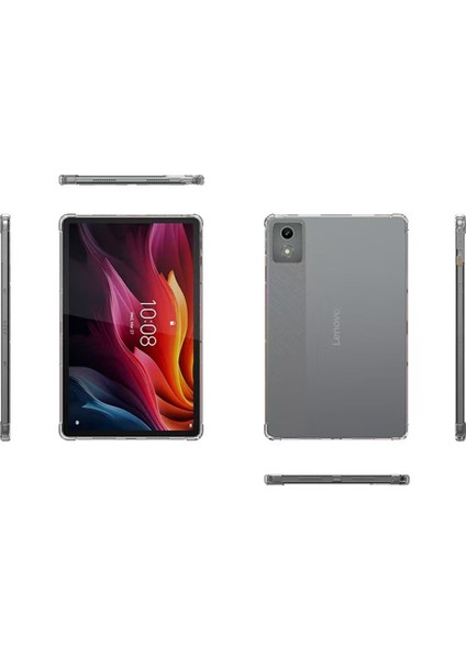 Lenovo Tab K11 Plus Kılıfı Dört Köşe Darbeye Dayanıklı Şeffaf Tablet Tpu Kılıfı (Yurt Dışından)