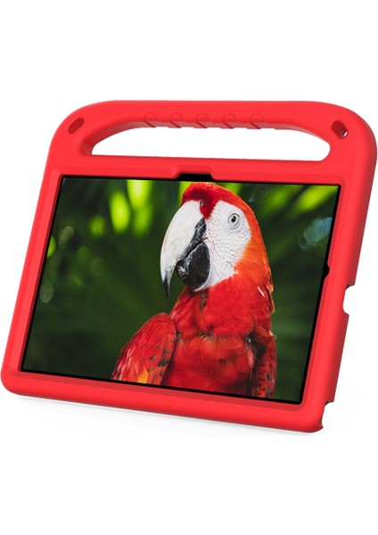 Samsung Galaxy Tab A8 10.5(2021)/A8 10.5(2022) Için Düşmeye Karşı Dayanıklı Çizilmeye Karşı Dayanıklı El Tutacağı Eva Tablet Kılıfı Katlanabilir Destekli-Kırmızı (Yurt Dışından) fiyatları