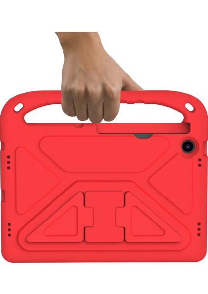 Lenovo Tab M10 Plus (3. Nesil)/xiaoxin Pad 2022 10.6 Inç Düşmeye Karşı Dayanıklı Eva Tablet Kılıfı Ayaklı El Tutacağı Çizilmeye Dayanıklı Taşınabilir Tablet Kılıfı-Kırmızı (Yurt Dışından) fırsatları