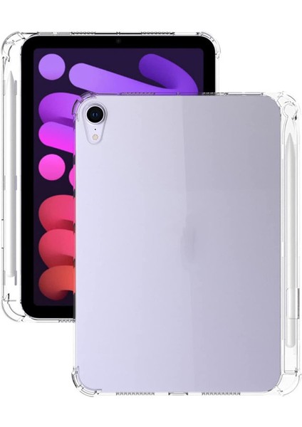 Köşe Koruma Tpu Şeffaf Darbeye Dayanıklı Koruyucu Kılıf iPad MINI(2024)/MINI(2021) Için Yan Kalem Tutucu ile (Yurt Dışından) fiyatları