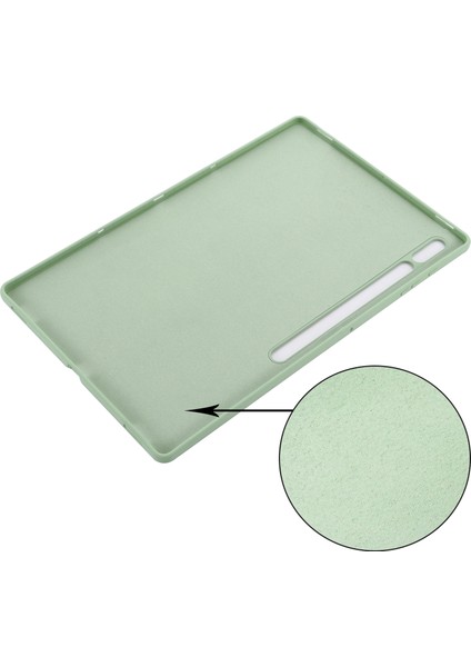 Samsung Galaxy Tab S10 Ultra/s9 Ultra Kılıf Sıvı Silikon Çizilmez Tablet Kılıfı-Yeşil (Yurt Dışından) indirimleri