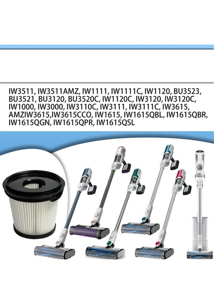 Shark IW3511,IW1111DETECT Pro Otomatik Boşaltma Sistemi Için Hepa Filtreleri, Shark Detect Pro Kablosuz Dikey Elektrikli Süpürgeler BU3523 Için (Yurt Dışından)