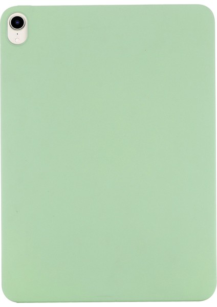 Mikrofiber Astar Sıvı Silikon Darbeye Dayanıklı Tablet Kılıfı Düşmeye Karşı Ince Hafif Koruyucu Kılıf iPad MINI(2024)/MINI(2021)-YEŞIL (Yurt Dışından) modelleri