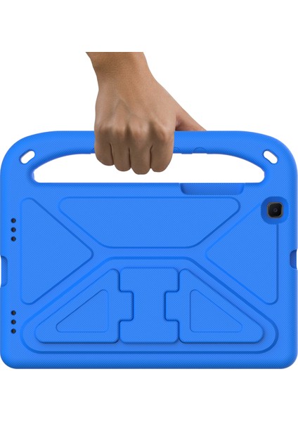 Kickstand Sap Tasarımı Düşmeye Dayanıklı Eva Tablet Kılıfı Samsung Galaxy Tab A 8.0 Wi-Fi (2019)SM-T290/TAB A 8.0 Lte (2019)SM-T295-MAVI (Yurt Dışından)
