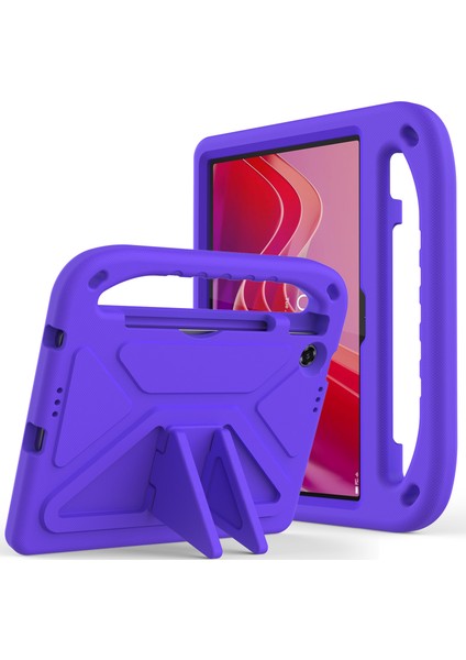Lenovo Tab TB311FU Kılıf El Tutma Yeri Destekli Tablet Eva Kılıfı-Mor (Yurt Dışından)