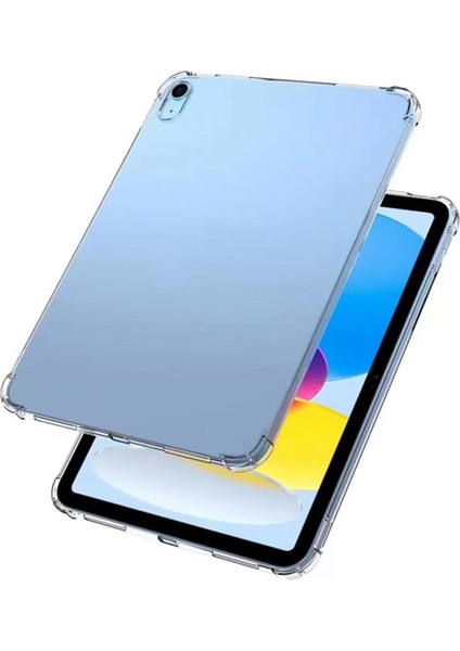 iPad (2025)/10.9 (2022) Için Yumuşak Tpu Şeffaf Tablet Kılıfı Güçlendirilmiş 4 Köşeli Darbe Emici Çizilmeye Dayanıklı Arka Kılıf (Yurt Dışından)