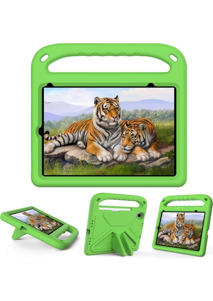 Darbeye Dayanıklı Kickstand Tasarım Sert Eva Tablet Kılıfı iPad MINI(2024)/MINI(2021)-YEŞIL (Yurt Dışından) fiyatları