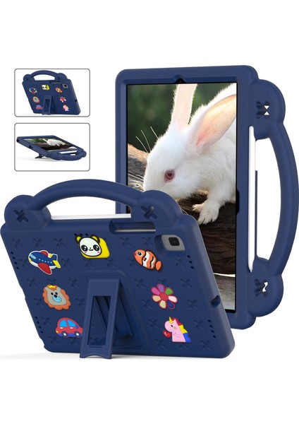 Samsung Galaxy Tab S6 LITE(2020)/(2022)/(2024)/A7 10.4(2020)/(2022)S6 10.5 2019 SM-T860/S5E 10.5(2019)SM-T720 Eva Kılıf-Lacivert (Yurt Dışından)
