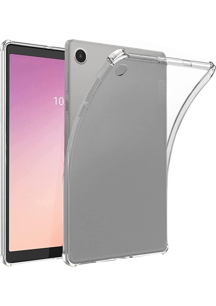 Lenovo Tab M8 (4. Nesil) 2024 TB-301XU/M8 (4. Nesil) 2023 TB-300FU Şeffaf Tablet Kılıfı Güçlendirilmiş Köşeler Düşmeye Karşı Tablet Tpu Kılıfı (Yurt Dışından)