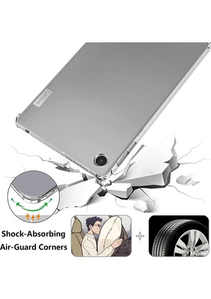 Lenovo Tab M8 (4. Nesil) 2024 TB-301XU/M8 (4. Nesil) 2023 TB-300FU Şeffaf Tablet Kılıfı Güçlendirilmiş Köşeler Düşmeye Karşı Tablet Tpu Kılıfı (Yurt Dışından) indirimleri