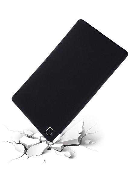 Samsung Galaxy Tab A7 10.4(2022)/(2020) Sıvı Silikon Düşmeye Dayanıklı Tablet Kılıfı Koruyucu Kapak-Siyah (Yurt Dışından)