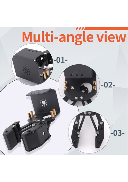 Açık Robot Büyük Pençe Tutturucu Robot Manipülatörü Robot Kolu Dıy Kiti Programlanabilir Robot Pençesi (Yurt Dışından)