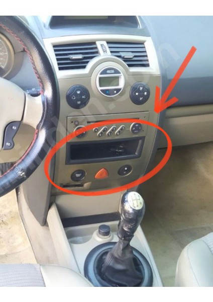 Megane 2 Orta Konsol Cep Bölmesi (2003-2009)