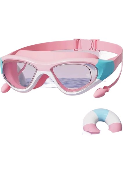 Çocuk Yüzme Gözlüğü 3-15 Yaş Için Su Geçirmez Buğu Önleyici Hd Yüzme Gözlükleri (Yurt Dışından)