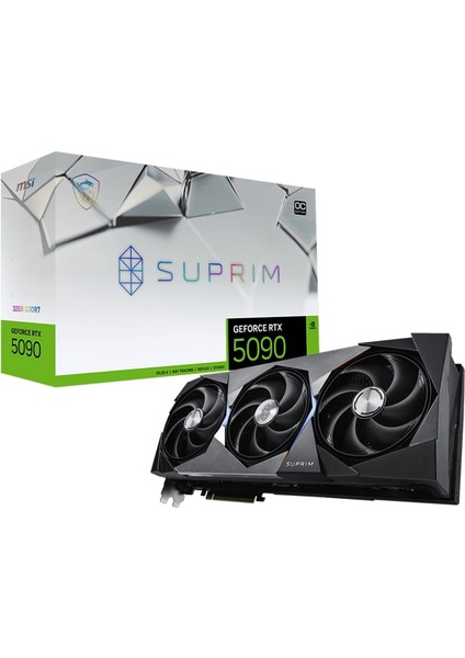 Msı Geforce Rtx 5090 32G Suprım Oc 32 GB Gddr7 512 Bit Dlss 4 Gaming (Oyuncu) Ekran Kartı