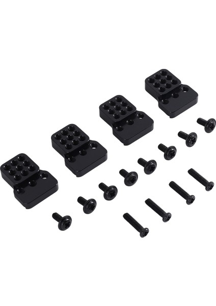 Metal Ayarlanabilir Amortisör Braketi Genişletici Koltuk Wpl C14 C24 C34 C44 B14 B16 B24 B36 1/16 Rc Araba Parçaları, Siyah (Yurt Dışından) modelleri