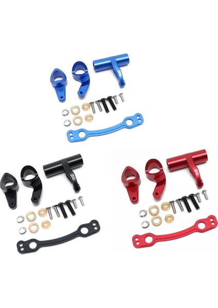 Arrma 1/8 Kraton 6s Outcast Senton Talion Typhon Blx Rc Araba Parçaları Için Metal Direksiyon Tertibatı Krank Kolu Seti, Kırmızı (Yurt Dışından) modelleri