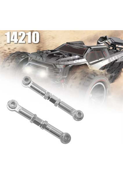 Rc Araba Metal Yükseltme Aksesuarları Direksiyon Çubuğu Mjx Hyper Go 1/14 14209 14210 H14BM Rc Araba Yükseltme Parçaları (Gümüş) (Yurt Dışından) fırsatları