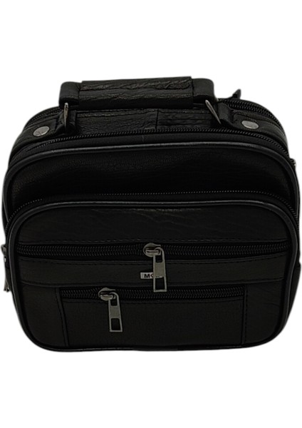 Gerçek Deri Askılı Yatay Model Erkek El Çantası 15X18X9 cm fiyatları