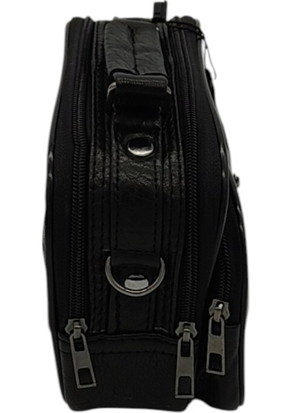 Gerçek Deri Askılı Yatay Model Erkek El Çantası 15X18X9 cm fırsatları