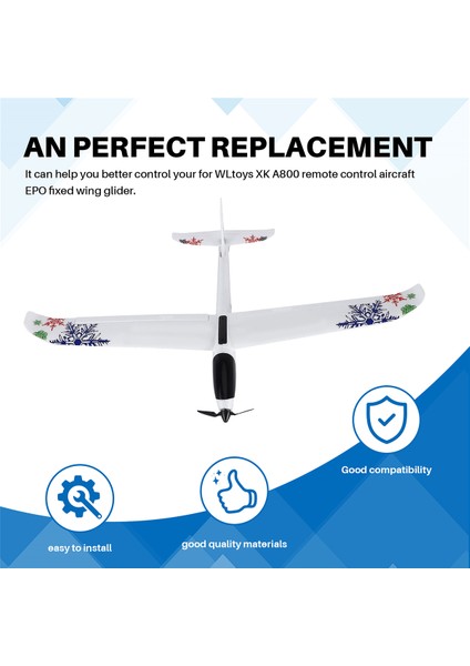 2 Adet Xk A800.0006 Pervane Katlanır Kanatlar Wltoys Xk A800 Rc Uçak Sabit Kanatlı Planör Yükseltme Yedek Parçaları (Yurt Dışından)
