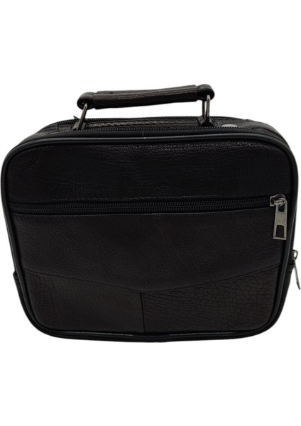 Gerçek Deri Askılı Yatay Model Erkek El Çantası 17X22X9 cm modelleri