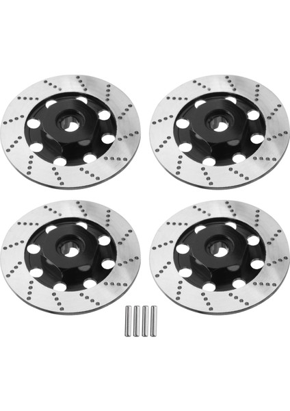 4 Adet Metal Fren Diski Jant Kutusu Metal Altıgen Adaptör 12MM 1/10 Sakura D4 Yol Yarışı Rc Araba Parçaları, Siyah (Yurt Dışından) modelleri