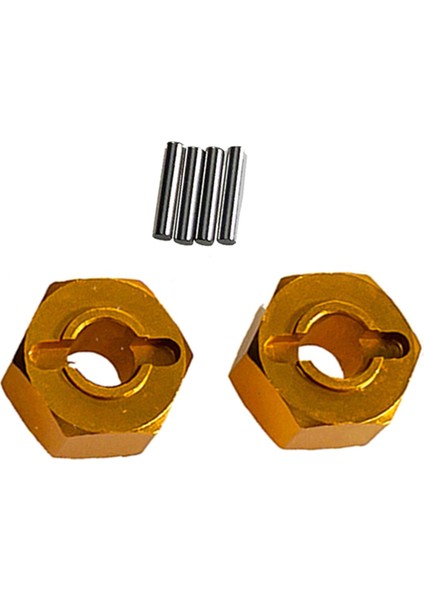 4 Adet Mjx 1/14 1/16 14210 14303 16207 16208 Uzaktan Kumandalı Araba Aksesuarları 12MM Altıgen Konnektör Altın (Yurt Dışından) indirimleri