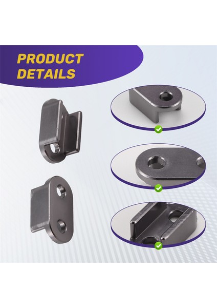 Wpl D12 B14 B24 B16 B36 Rc Kamyon Araba Yükseltme Parçaları Amortisör Yaprak Yayları Sabit Koltuk Montaj Braketi, Titanyum (Yurt Dışından) indirimleri